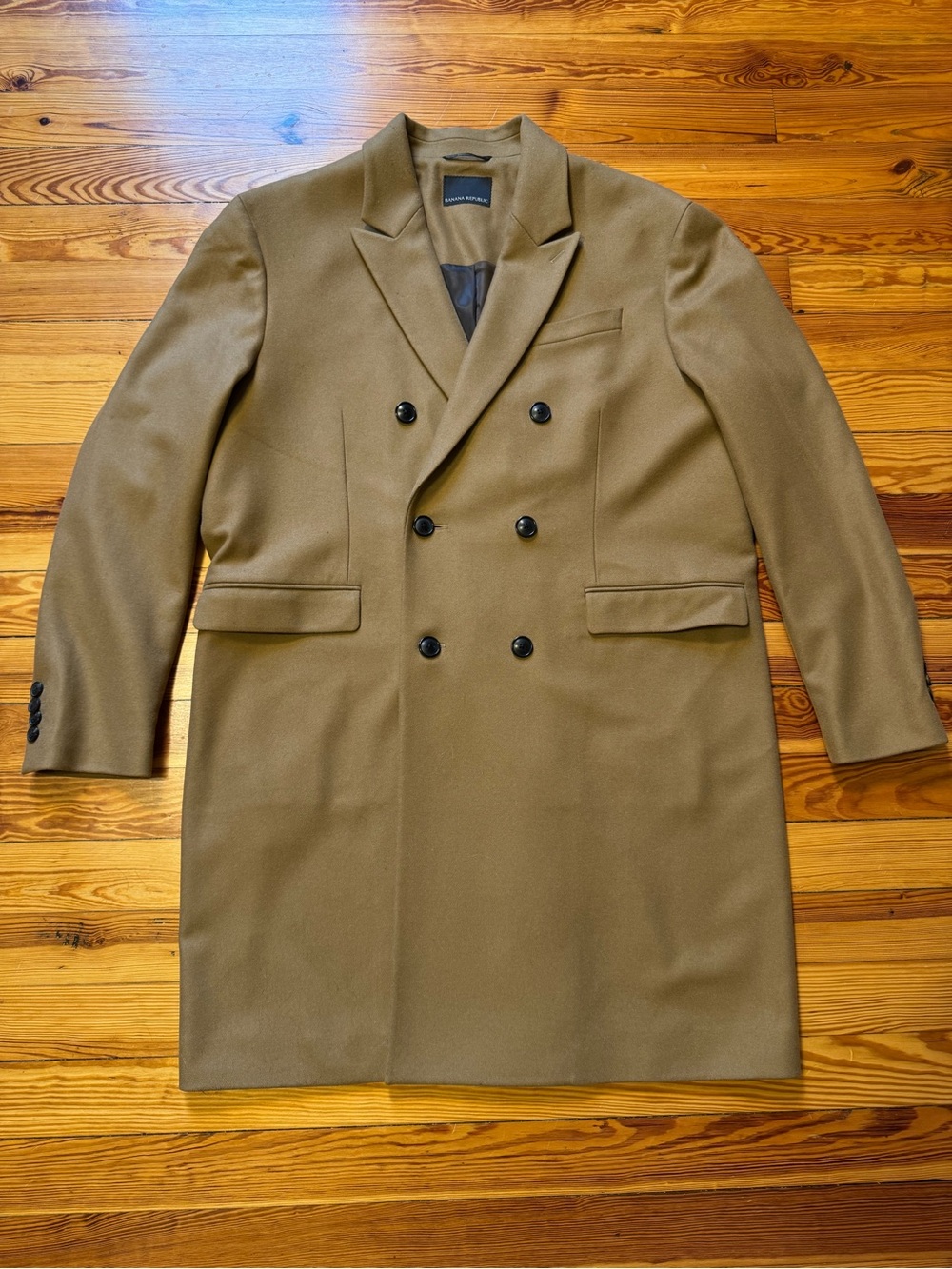 Super Rare Banana Republic x Kevin Love Double-Breasted Men’s Coat SAMPLE